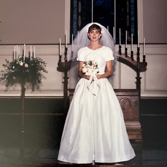 Vintage 1995 Wedding Dress - Picture 1 of 3